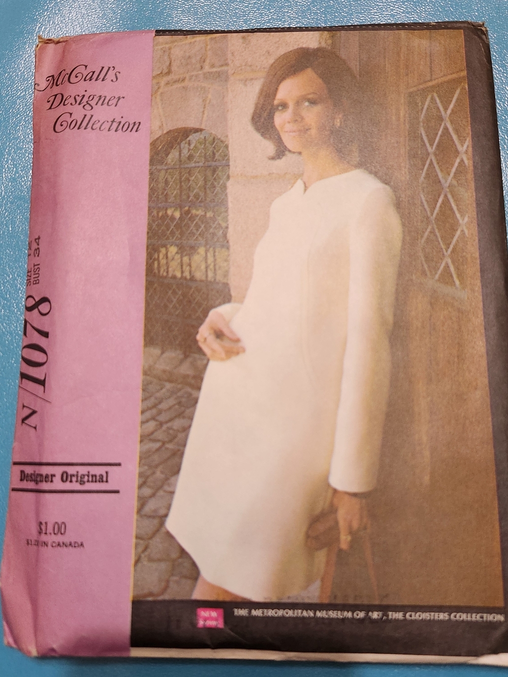 Vintage Designer Collection Shift Dress Pattern